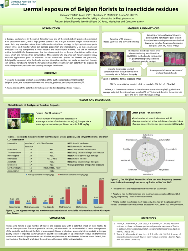 (PDF) Dermal exposure of Belgian florists to insecticide residues