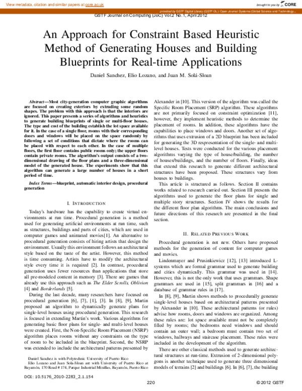 (PDF) An Approach for Constraint Based Heuristic Method of Generating ...