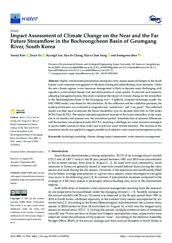 (PDF) Impact Assessment of Climate Change on the Near and the Far ...
