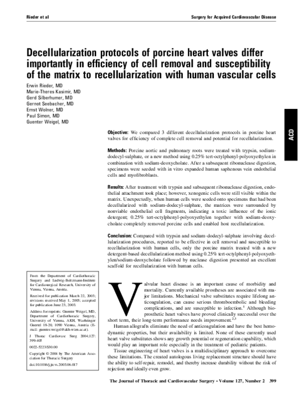 (PDF) Decellularization protocols of porcine heart valves differ ...