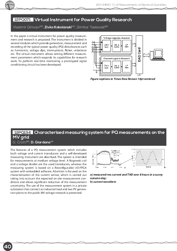 (PDF) Virtual instrument for power quality research