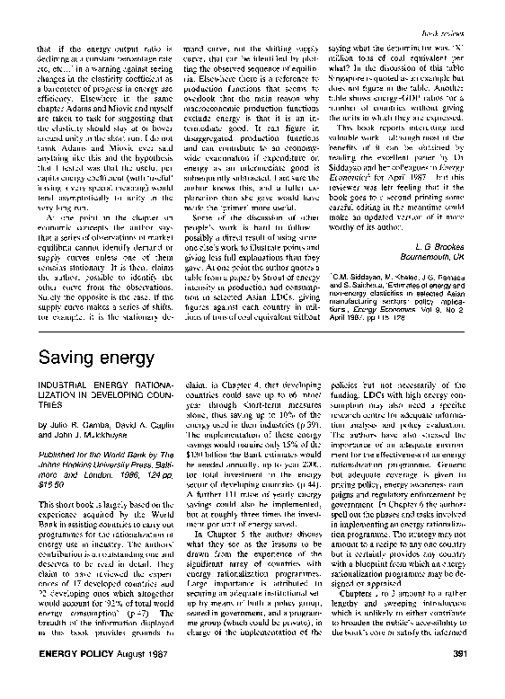 (PDF) Industrial energy rationalization in developing countries ...