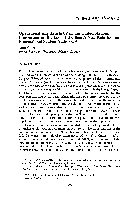 (PDF) Operationalizing Article 82 of the United Nations Convention on ...