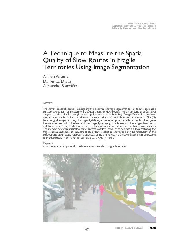 (PDF) A Technique to Measure the Spatial Quality of Slow Routes in ...