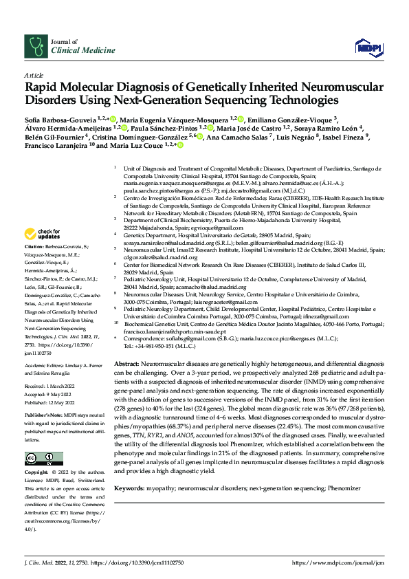 (PDF) Rapid Molecular Diagnosis of Genetically Inherited Neuromuscular ...