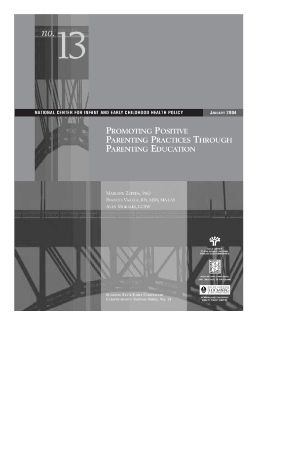 (PDF) Promoting positive parenting practices through parenting education
