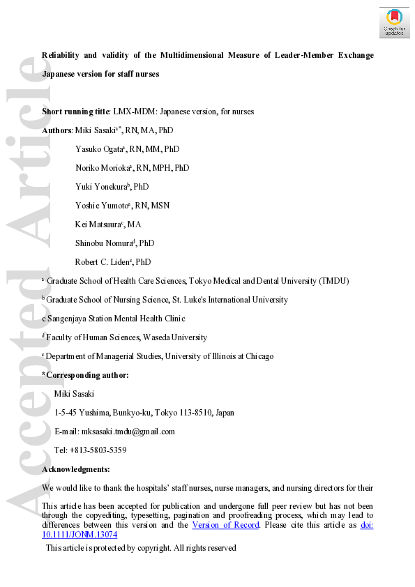 (PDF) Reliability and validity of the Multidimensional Fatigue ...