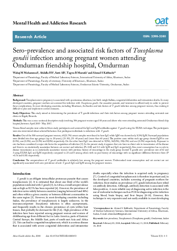 (PDF) Seroprevalence and associated risk factors of Foot and Mouth ...