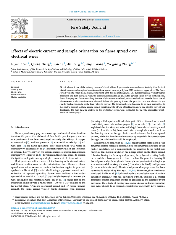 (PDF) Effects of electric current and sample orientation on flame ...
