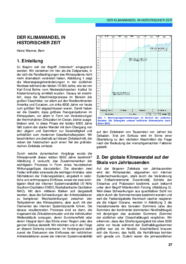 (PDF) Der Klimawandel in historischer Zeit