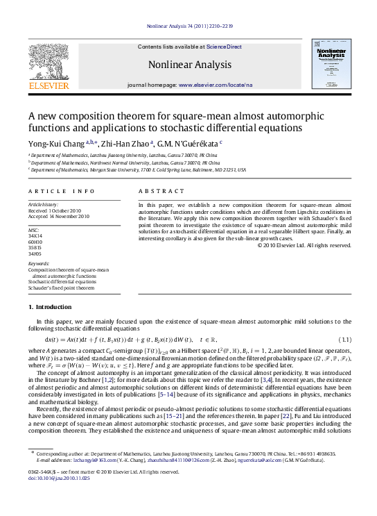 (PDF) A new composition theorem for square-mean almost automorphic ...