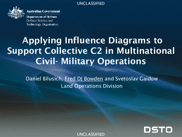 (PDF) Applying Influence Diagrams to Support Collective C2 in ...