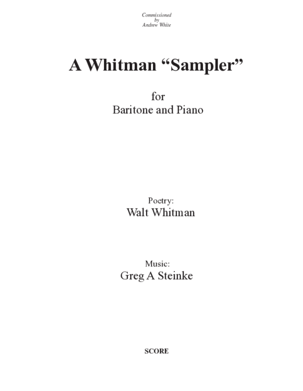 (PDF) A Whitman 