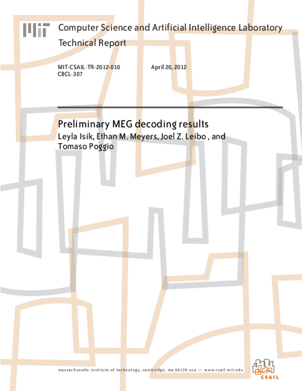 (PDF) Preliminary MEG decoding results
