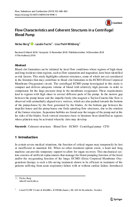 (PDF) Flow Characteristics and Coherent Structures in a Centrifugal ...
