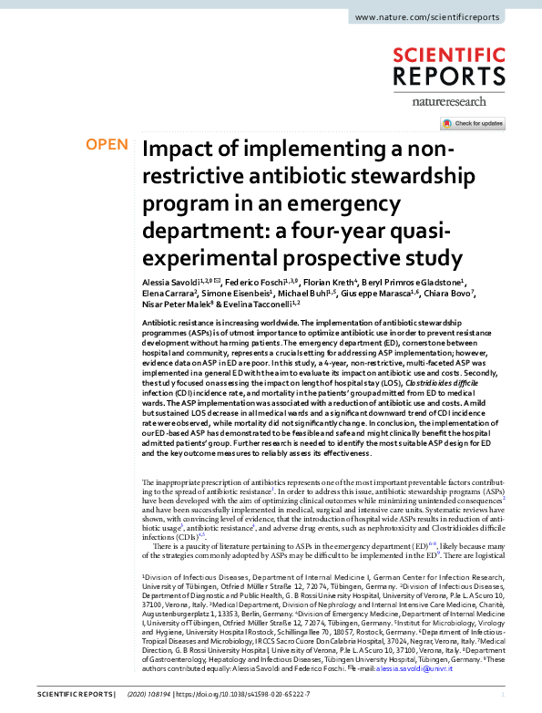 (PDF) Impact of implementing a non-restrictive antibiotic stewardship ...