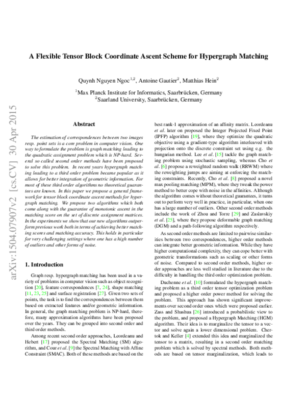 (PDF) A flexible tensor block coordinate ascent scheme for hypergraph ...
