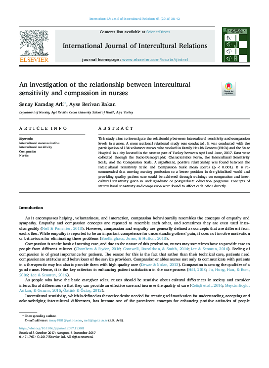 (PDF) An investigation of the relationship between intercultural ...
