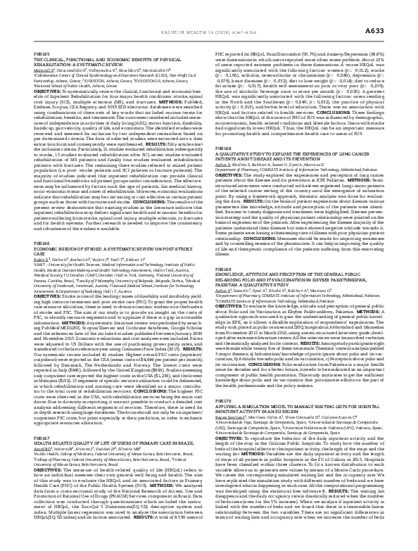 (PDF) Economic Burden of Stroke: A Systematic Review on Post-Stroke Care