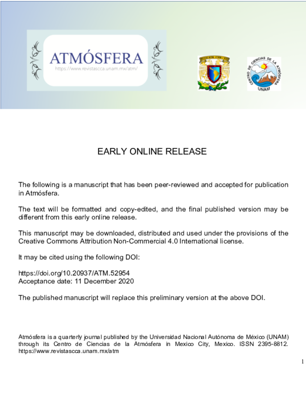 (PDF) Analysis of meteorological droughts in the Sonora River Basin, Mexico