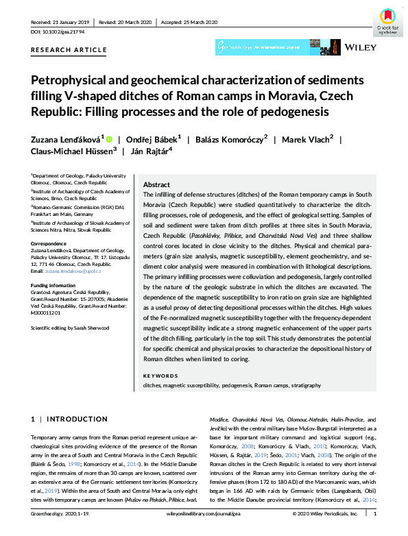 (PDF) Petrophysical and geochemical characterization of potential ...