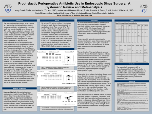(PDF) Prophylactic Perioperative Antibiotic Use in Endoscopic Sinus Surgery
