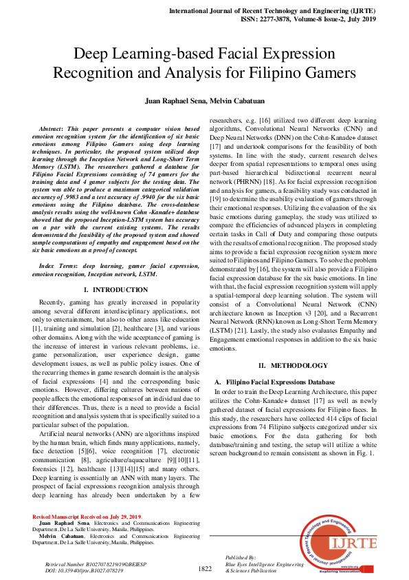 (PDF) Deep Learning-based Facial Expression Recognition and Analysis ...