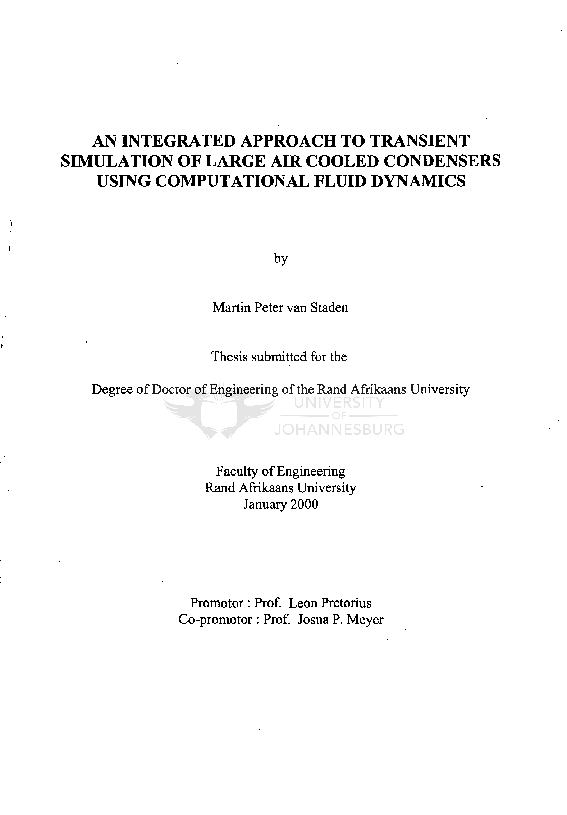 (PDF) An integrated approach to transient simulation of large air ...