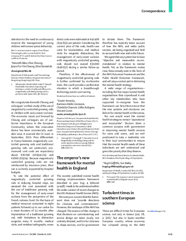 (PDF) controlled growing rods for scoliosis in children