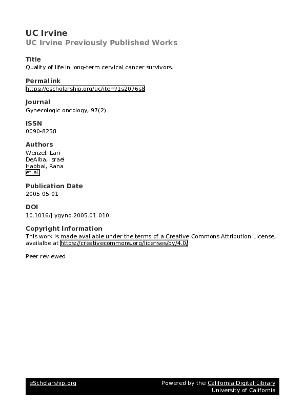 (PDF) QOL Cerv survs Aziz paper