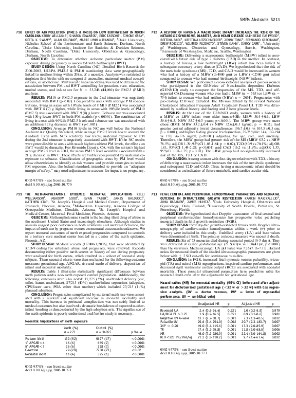 (PDF) The methamphetamine epidemic: Neonatal implications