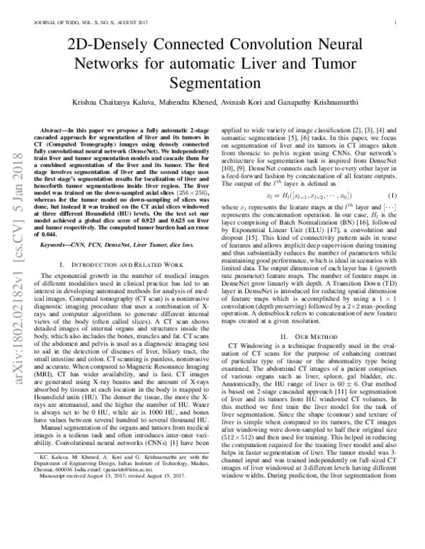(PDF) 2D-Densely Connected Convolution Neural Networks for automatic ...