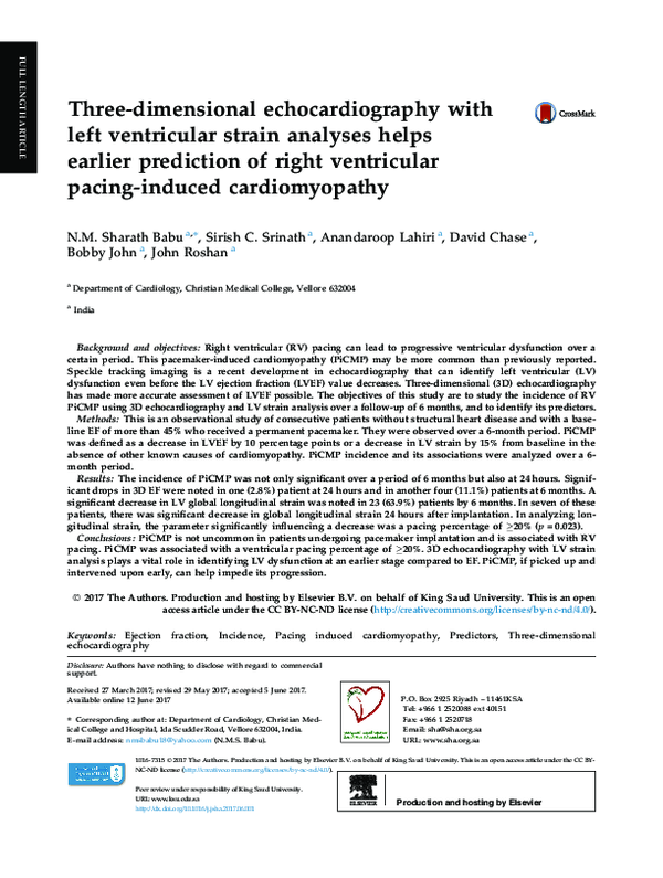 (PDF) Three-dimensional echocardiography with left ventricular strain ...