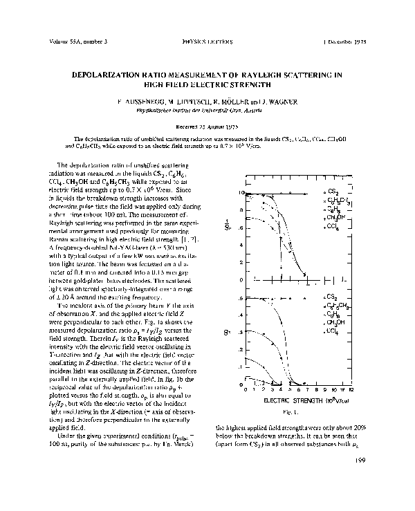 (PDF) Depolarization ratio measurement of Rayleigh scattering in high ...