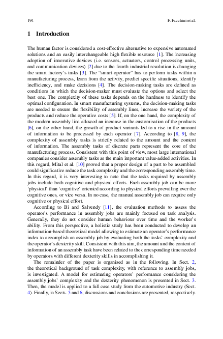 (PDF) A Model to Estimate Operators’ Performance in Accomplishing ...