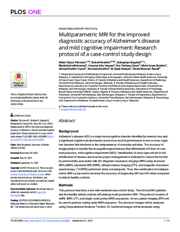 (PDF) Multiparametric MRI for the improved diagnostic accuracy of ...