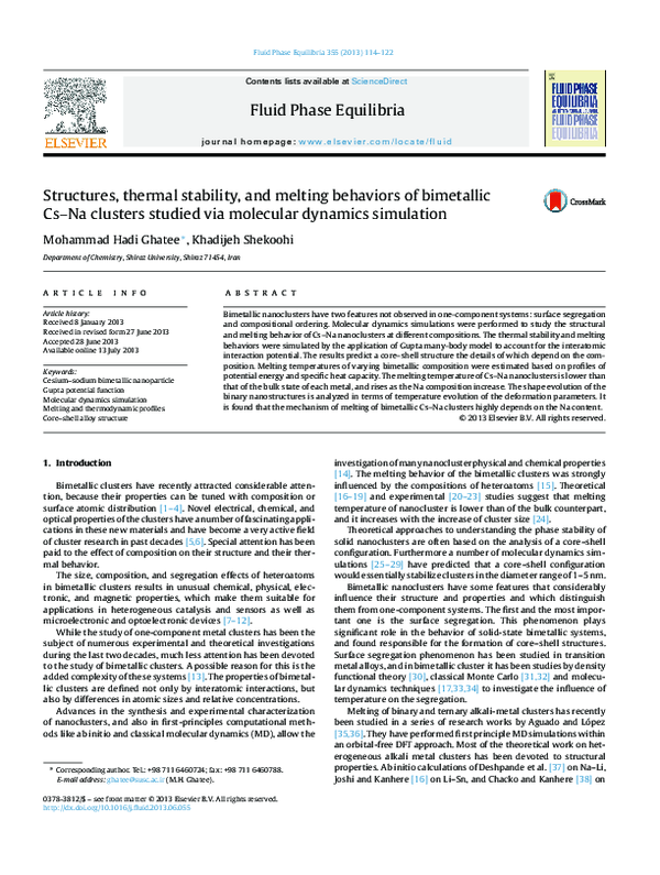 (PDF) Fluid Phase Equilibria