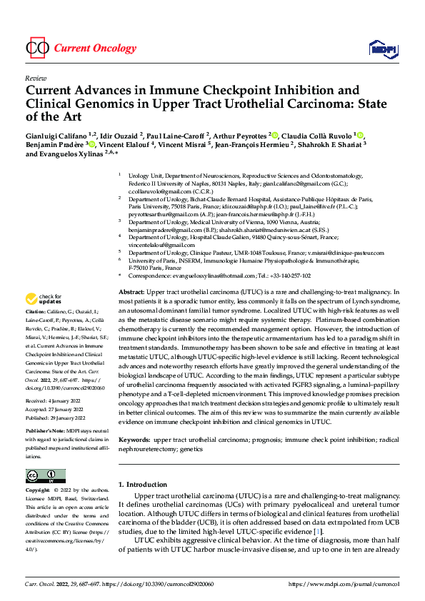 (PDF) Current Advances in Immune Checkpoint Inhibition and Clinical ...