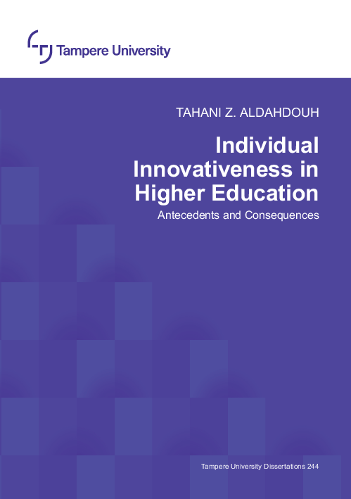 (PDF) Individual Innovativeness in Higher Education : Antecedents and ...