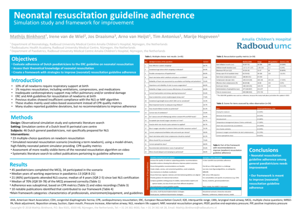 (PDF) Newborn life support guideline adherence: Simulation study and ...