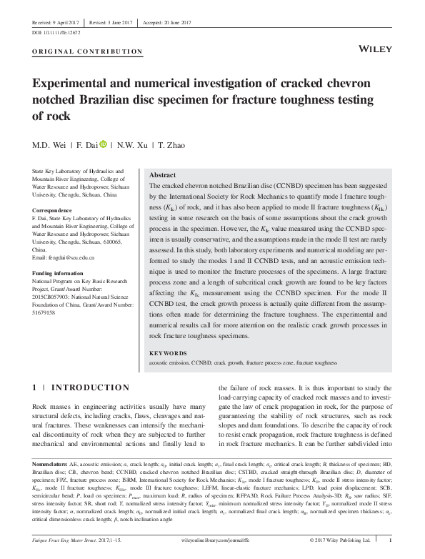 (PDF) Experimental and numerical investigation of compressive ...