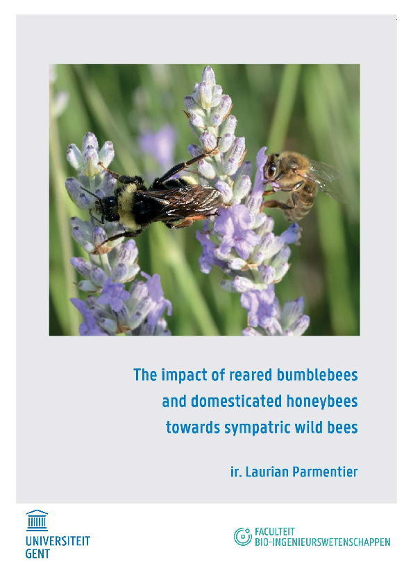 (PDF) The impact of reared bumblebees and domesticated honeybees ...