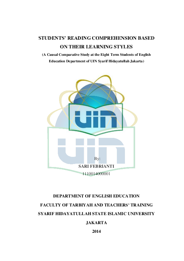 (PDF) Students' Reading Comprehension Based On Their Learning Styles (A ...