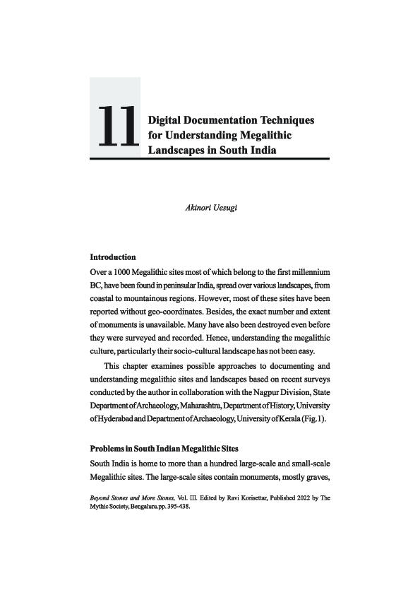 (PDF) Digital Documentation Techniques for Understanding Megalithic ...