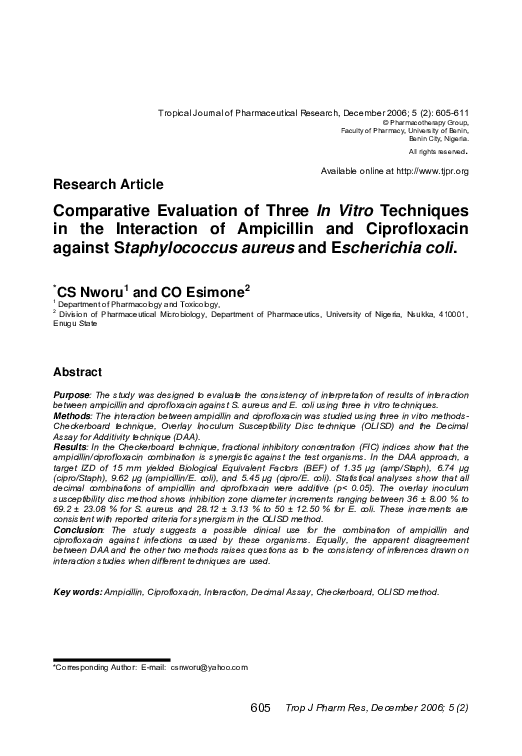(PDF) Research Article Comparative Evaluation of Three In Vitro ...