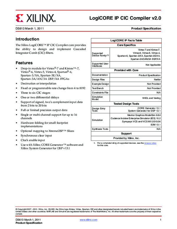 (PDF) Cic compiler ds