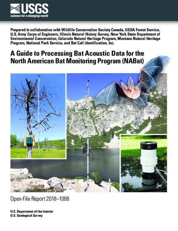 (PDF) A guide to processing bat acoustic data for the North American ...
