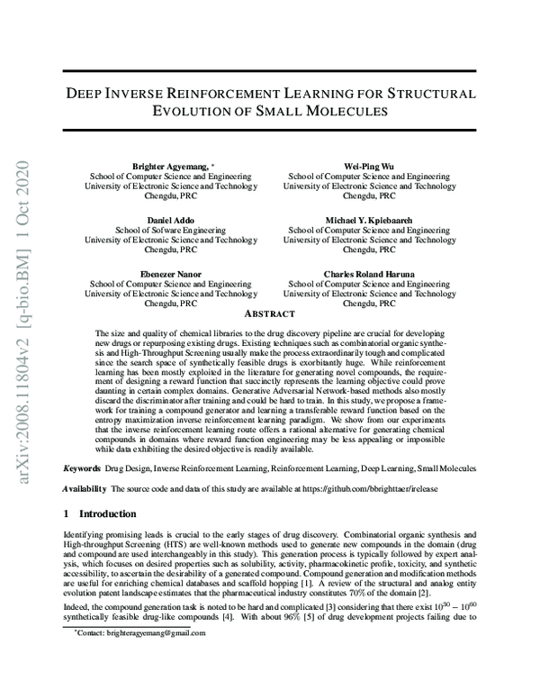 (PDF) Deep inverse reinforcement learning for structural evolution of ...