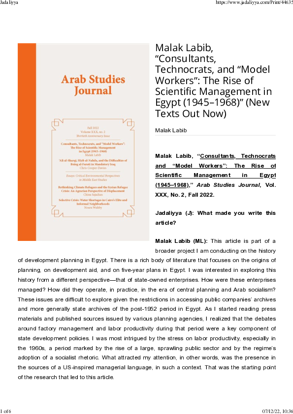 (PDF) “Consultants, Technocrats, and “Model Workers”: The Rise of ...