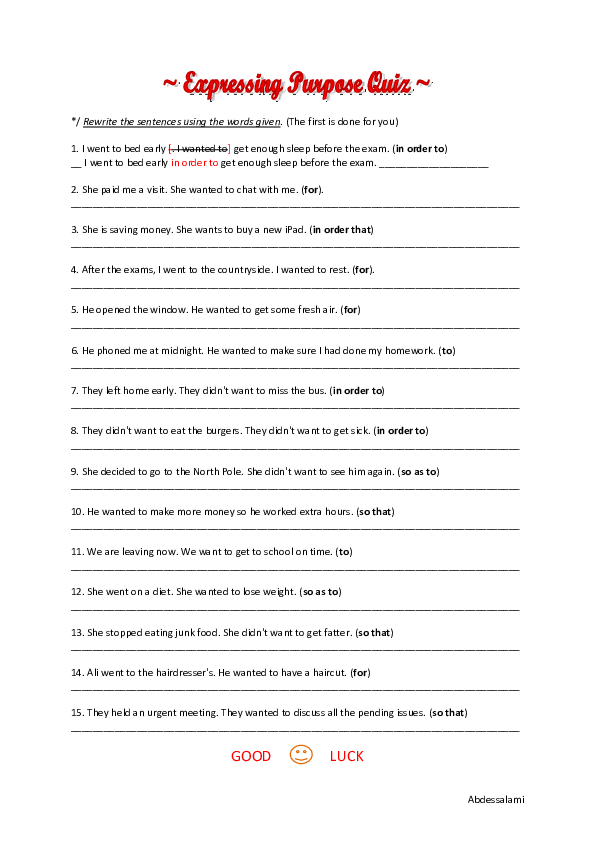 Pdf Expressing Purpose Quiz Mubarak Abdessalami Academia Edu Pdf Expressing Purpose Quiz Mubarak Abdessalami Academia Edu